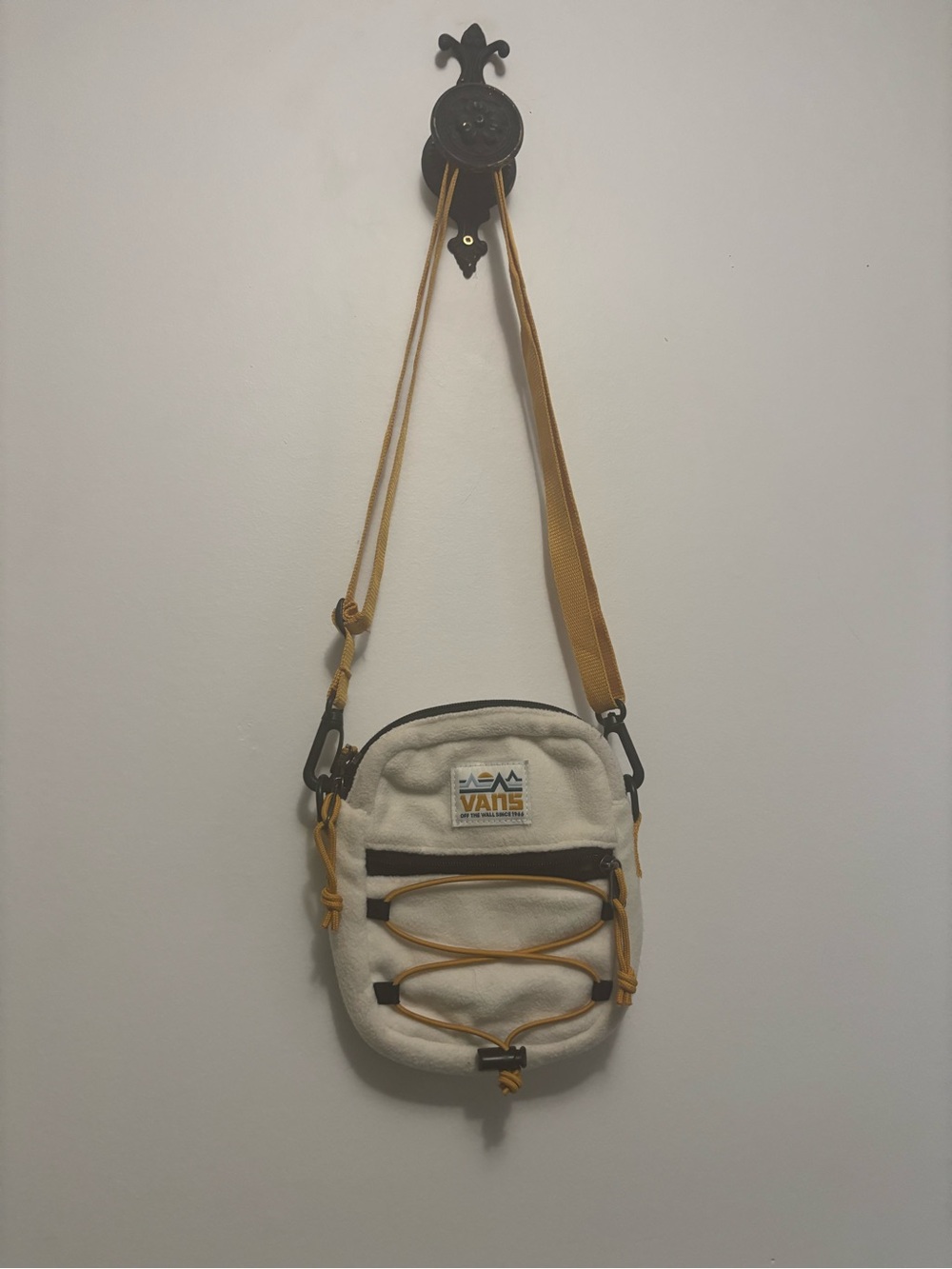 Vans Cream Crossbody with Mustard Yellow Strap